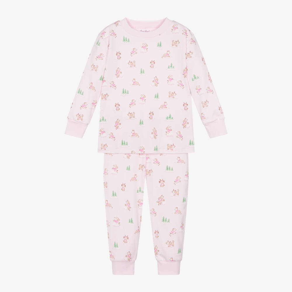 Kissy Kissy-Girls Cotton Pink Puppy Pyjamas | Childrensalon Outlet