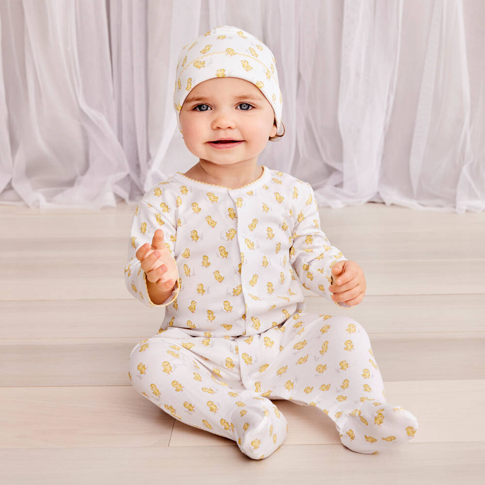 Kissy Kissy-Girls Delightful White Chick Onesie Set | Childrensalon Outlet