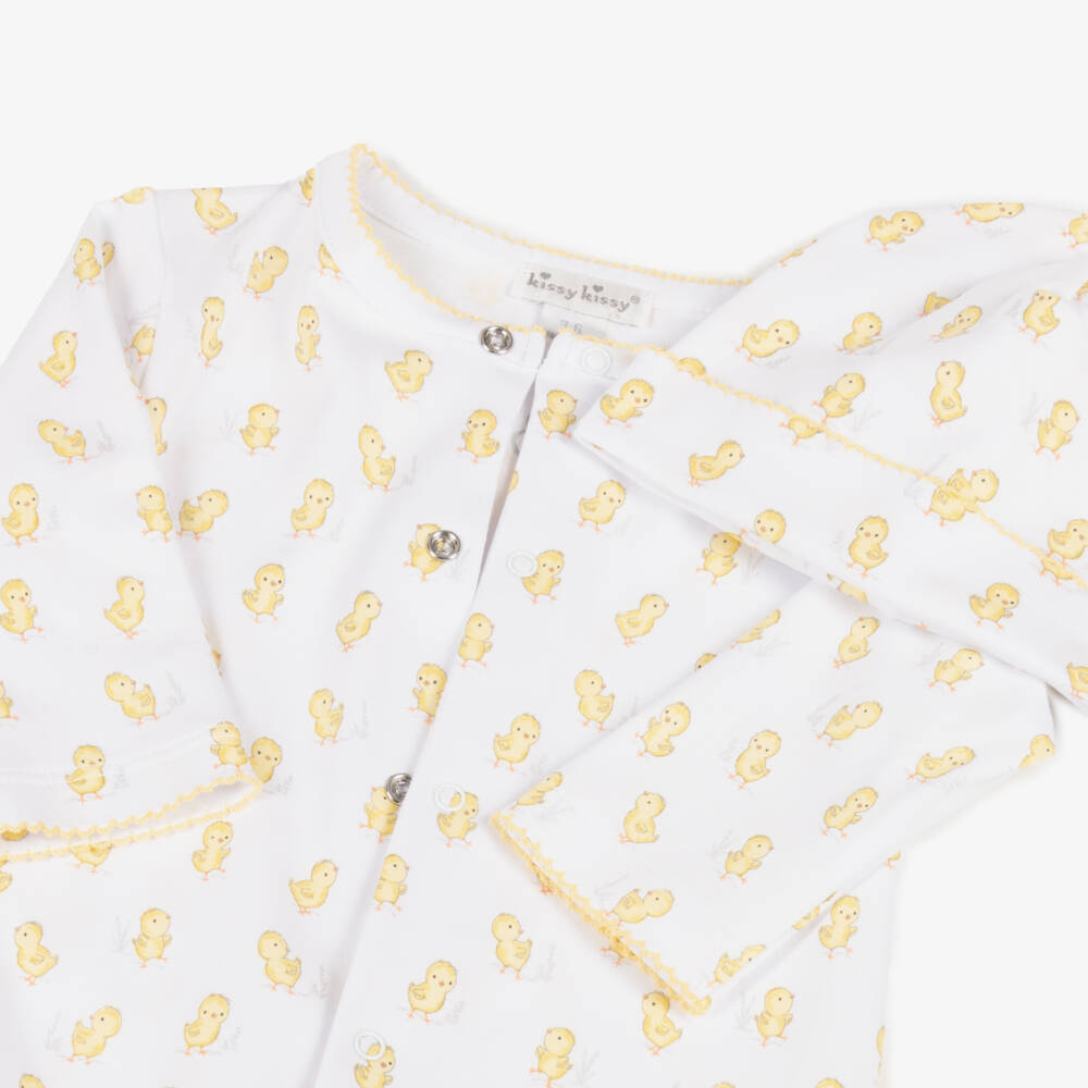 Kissy Kissy-Girls Delightful White Chick Onesie Set | Childrensalon Outlet