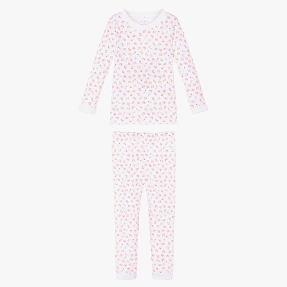 Kissy Kissy-Girls Enchanting Seashell White Pima Sleepwear | Childrensalon Outlet