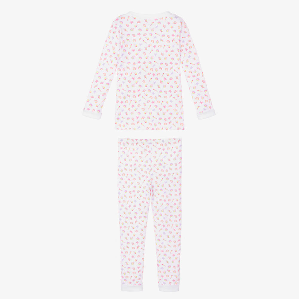 Kissy Kissy-Girls Enchanting Seashell White Pima Sleepwear | Childrensalon Outlet
