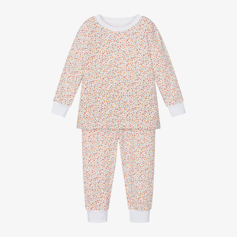 Kissy Kissy-بيجاما قطن بيما بطبعة Autumn Blossoms | Childrensalon Outlet