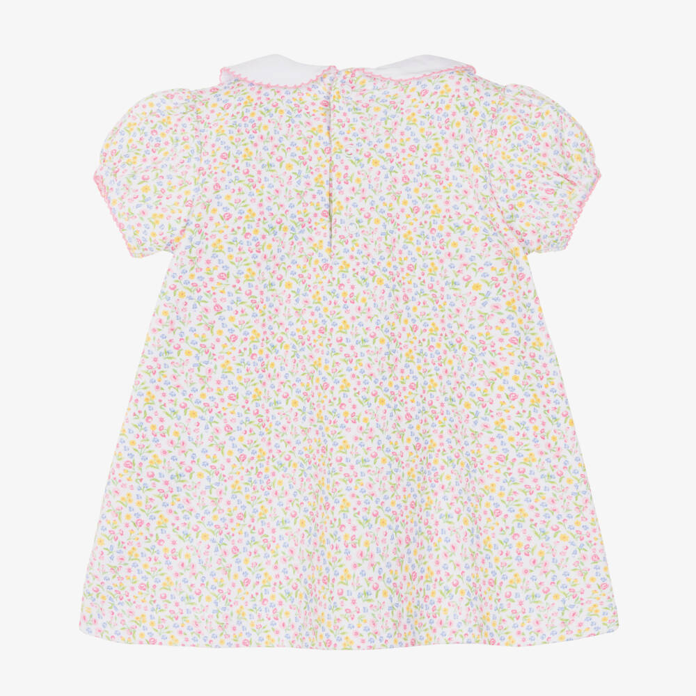 Kissy Kissy-Girls' Floral Pink Pima Dress | Childrensalon Outlet