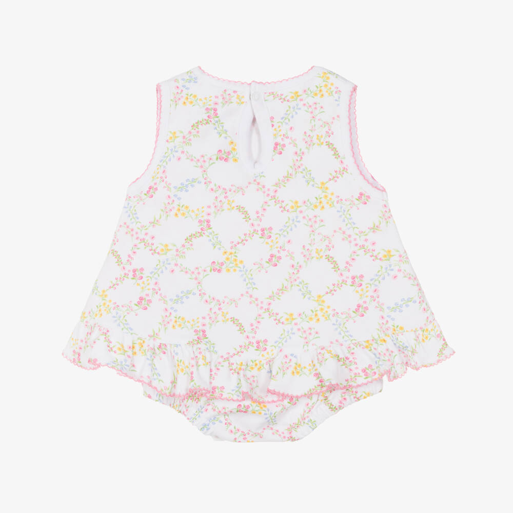 Kissy Kissy-Girls Floral Trellis Cotton Sundress | Childrensalon Outlet