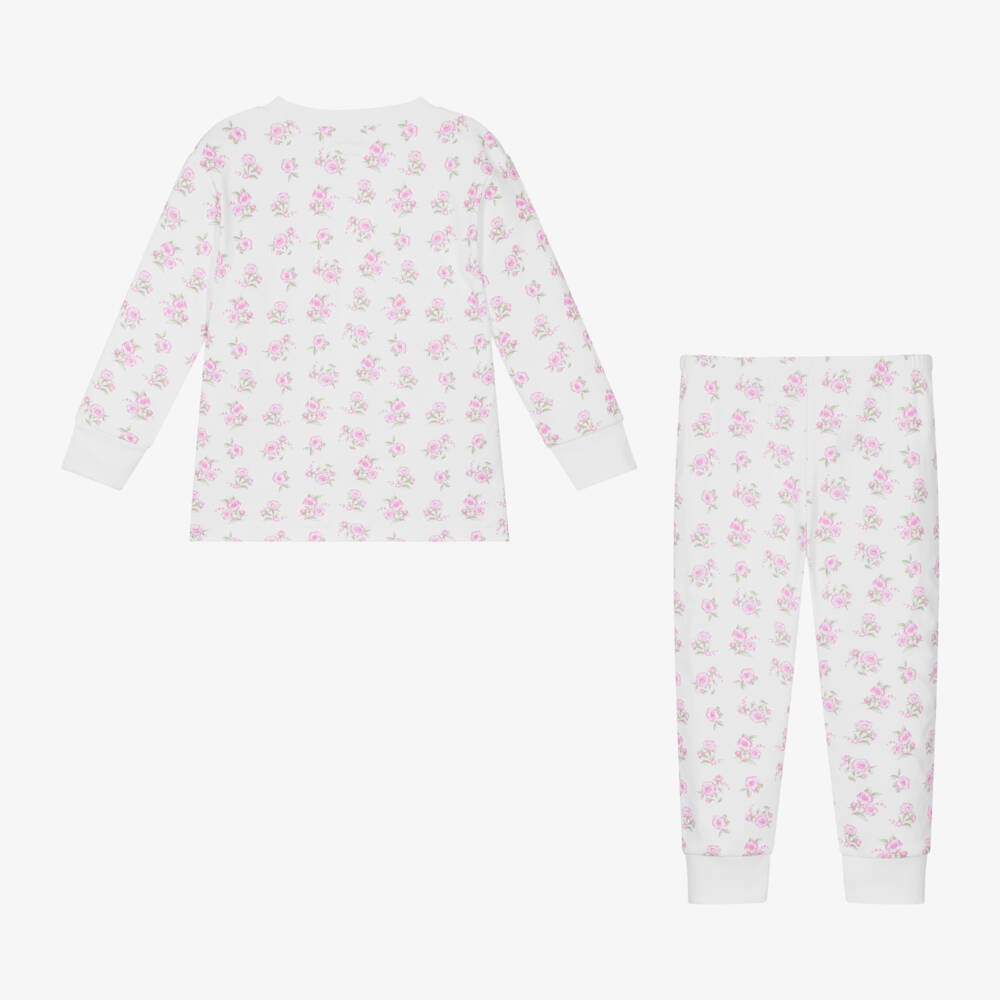 Kissy Kissy-Girls Ivory Cotton Floral Pyjamas | Childrensalon Outlet