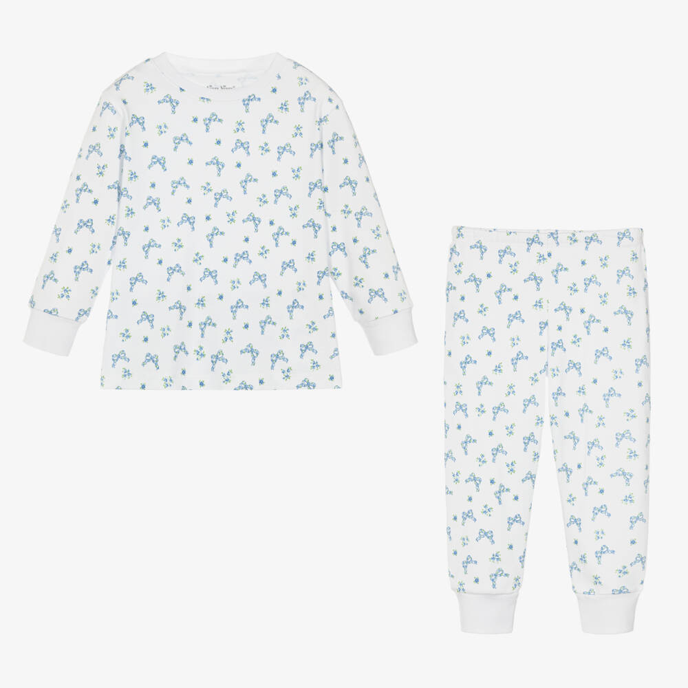 Kissy Kissy-Girls Ivory Floral Bow Pyjamas | Childrensalon Outlet