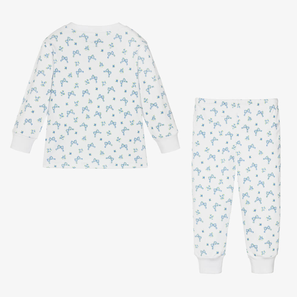 Kissy Kissy-Girls Ivory Floral Bow Pyjamas | Childrensalon Outlet