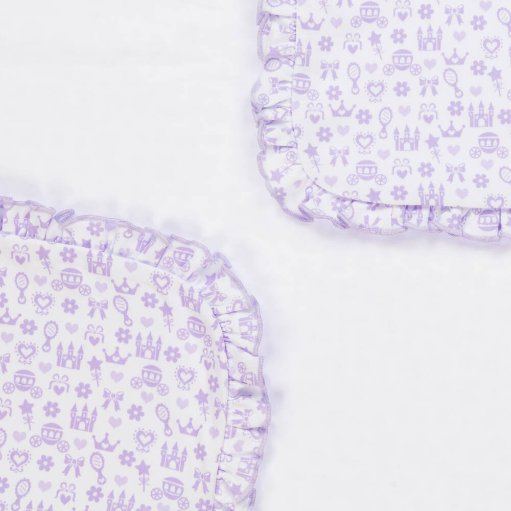 Kissy Kissy-بطانية قطن لون بنفسجي فاتح للمولودات (73 سم) | Childrensalon Outlet