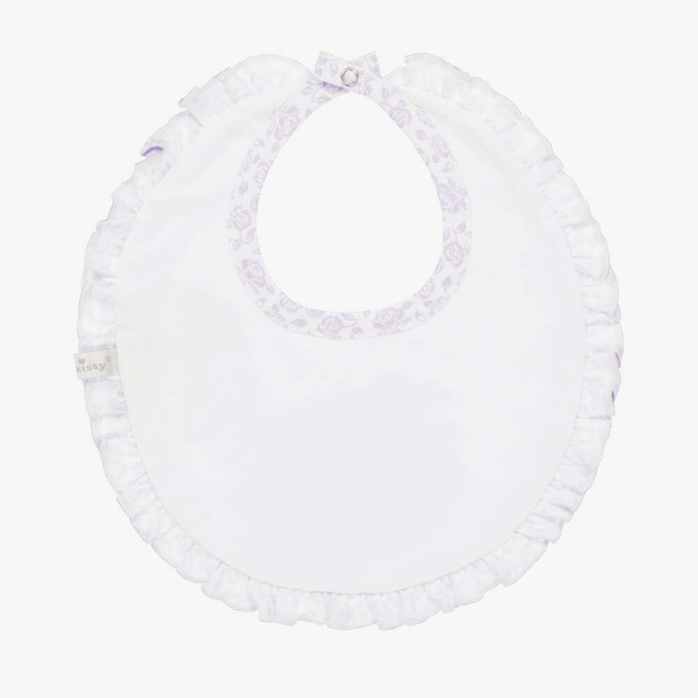 Kissy Kissy-Слюнявчик из лилового пима хлопка для девочек | Childrensalon Outlet