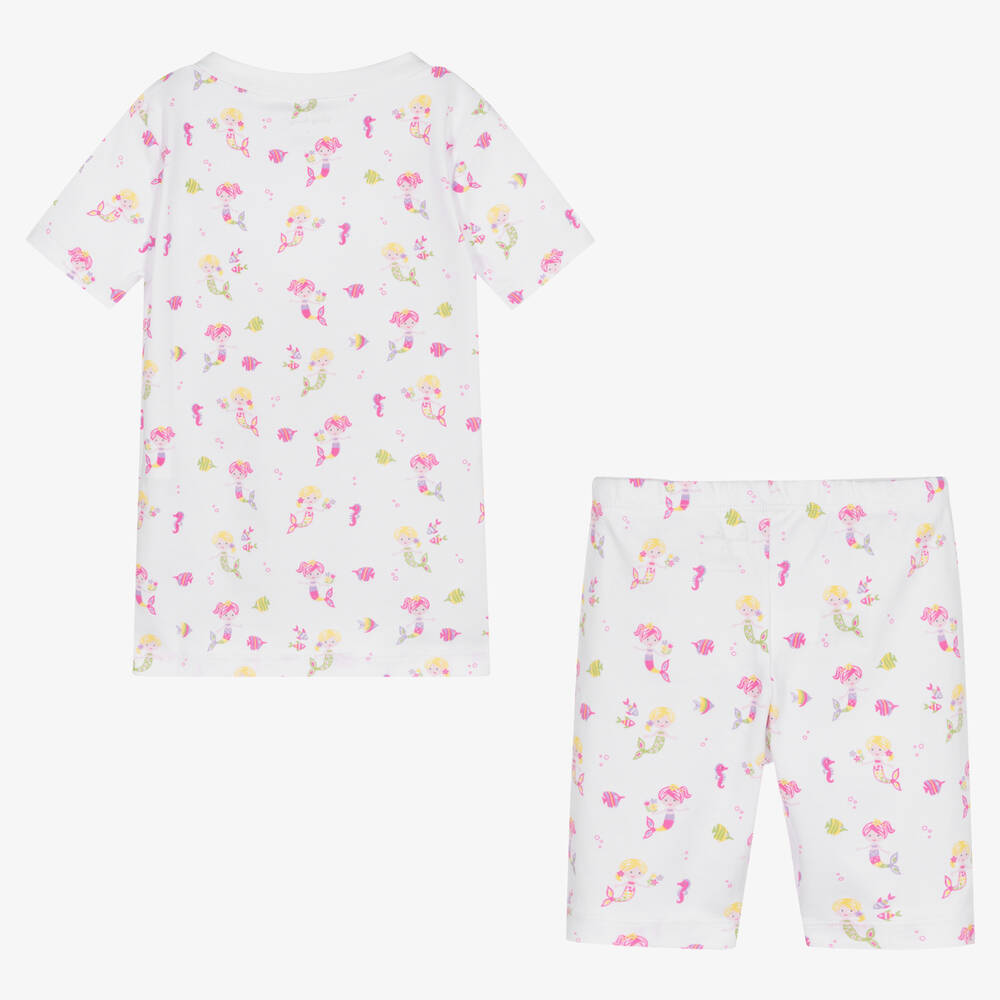 Kissy Kissy-Короткая пижама из хлопка пима с русалками | Childrensalon Outlet