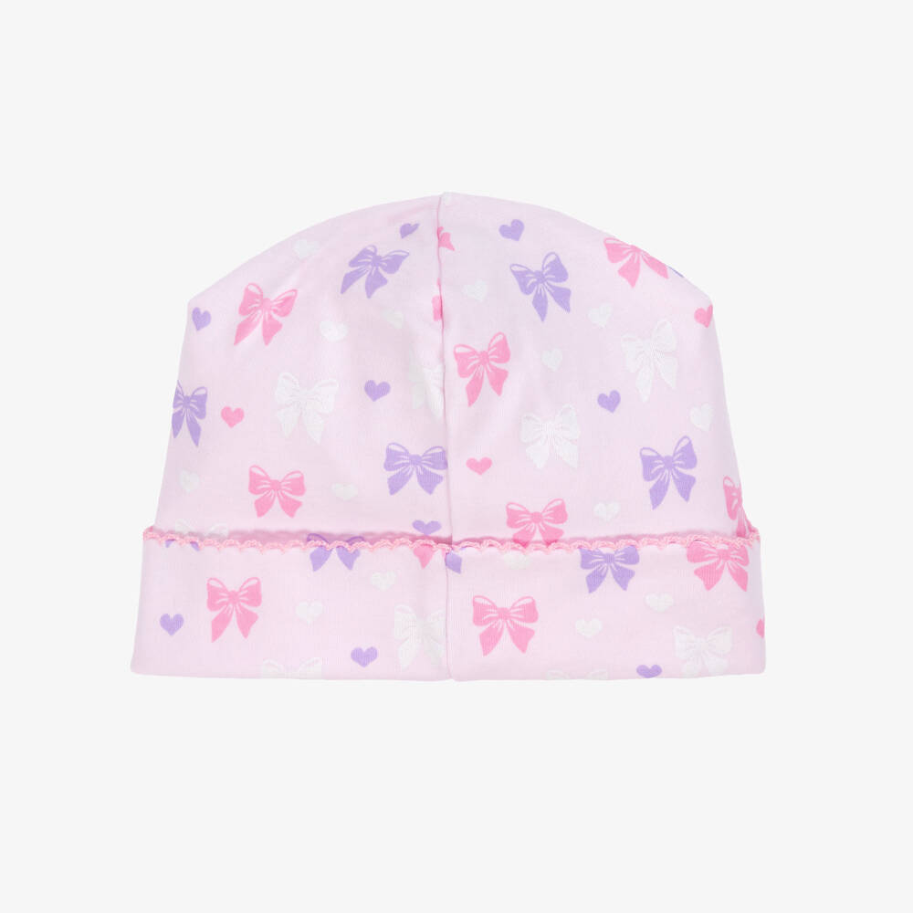 Kissy Kissy-Girls Pastel Bow Cotton Hat | Childrensalon Outlet