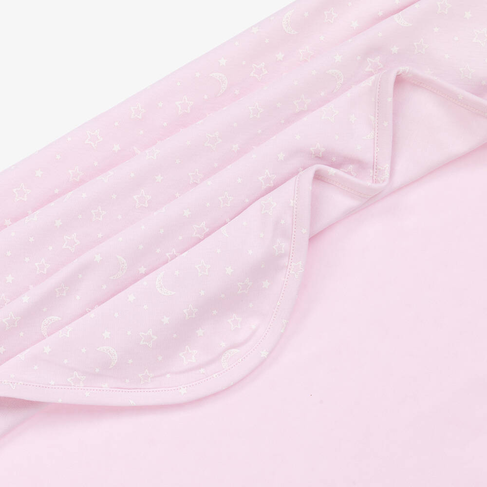 Kissy Kissy-Girls Pastel Pink Moon Blanket | Childrensalon Outlet