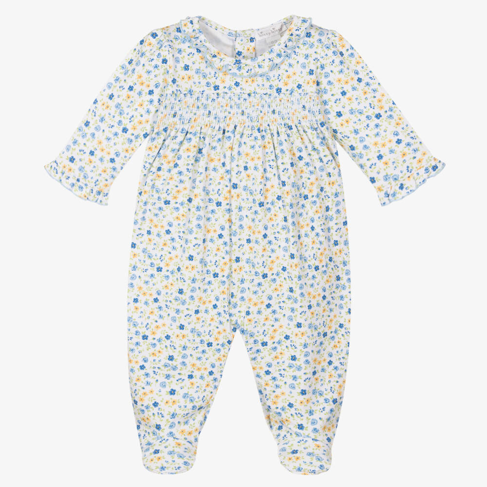 Kissy Kissy - Floral Fantasy Pima-Strampler (M) | Childrensalon