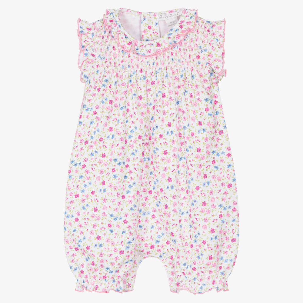 Kissy Kissy - Girls Pima Cotton Floral Fantasy Shortie | Childrensalon