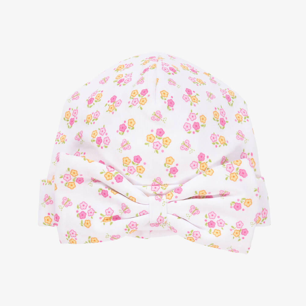 Kissy Kissy-Girls Pima Cotton Garden Pleasures Hat | Childrensalon Outlet