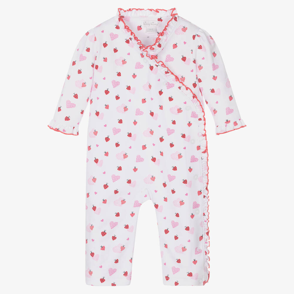 Kissy Kissy Baby Girls Pink Stripe Golf Club Romper