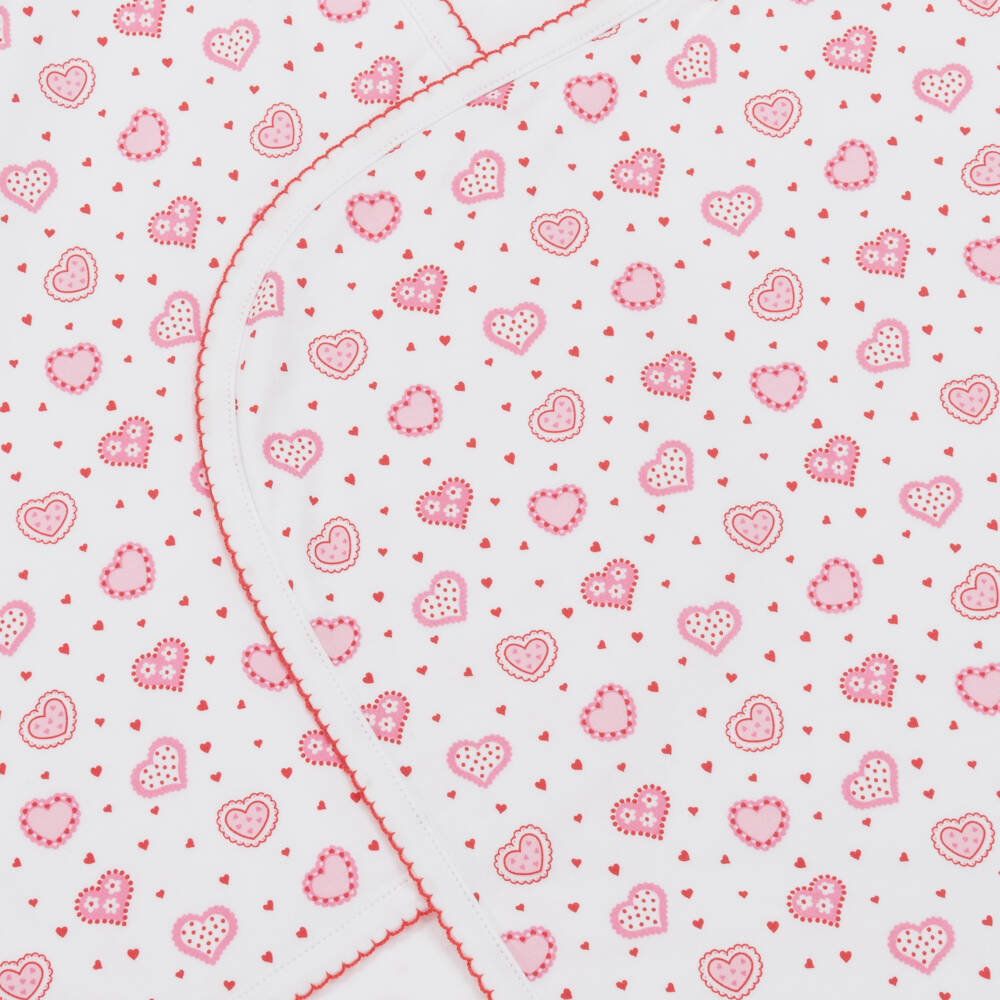 Kissy Kissy-Одеяло из хлопка Пима для девочек с надписью Love | Childrensalon Outlet
