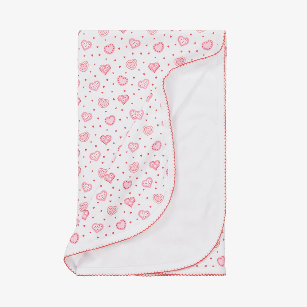 Kissy Kissy-Girls Pima Cotton Love Blanket | Childrensalon Outlet