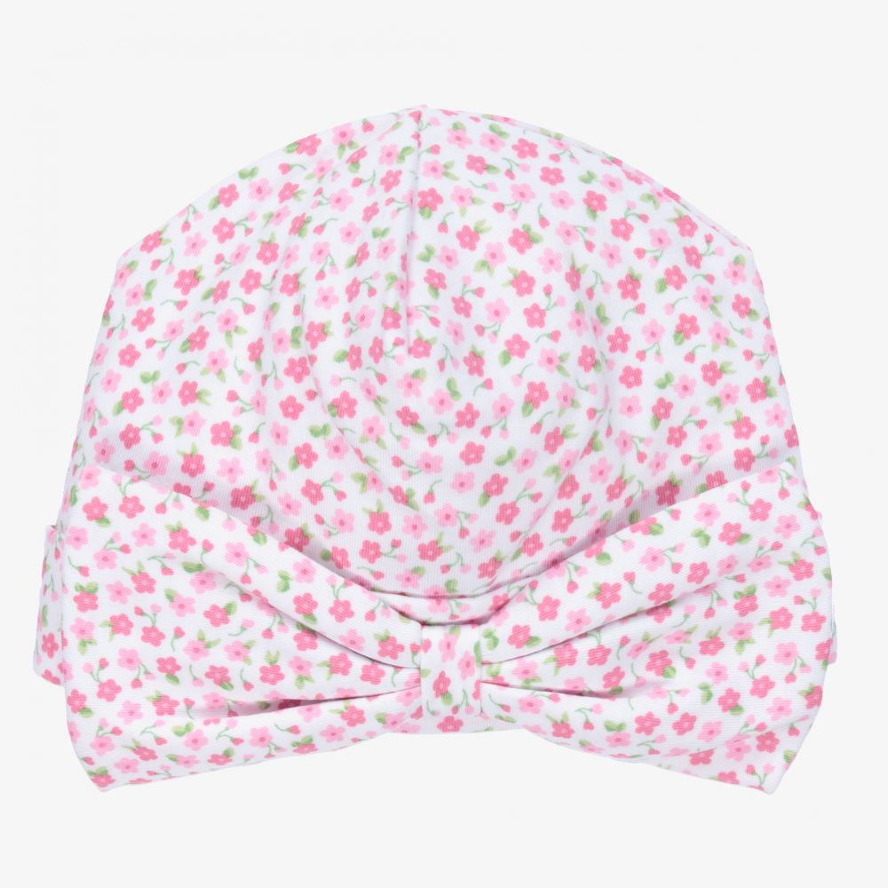 Kissy Kissy - Girls Pima Cotton Melon Hat | Childrensalon