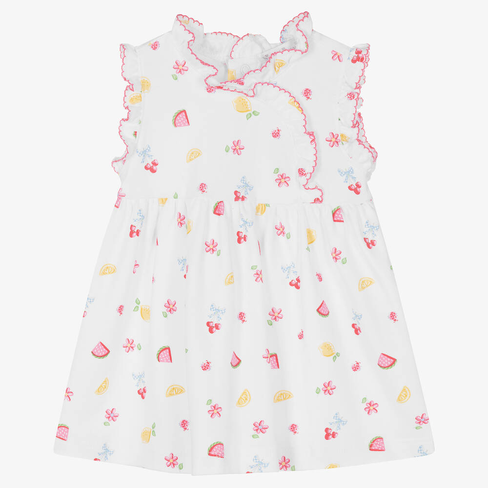 Kissy Kissy - Платье из хлопка пима с тропическими фруктами | Childrensalon