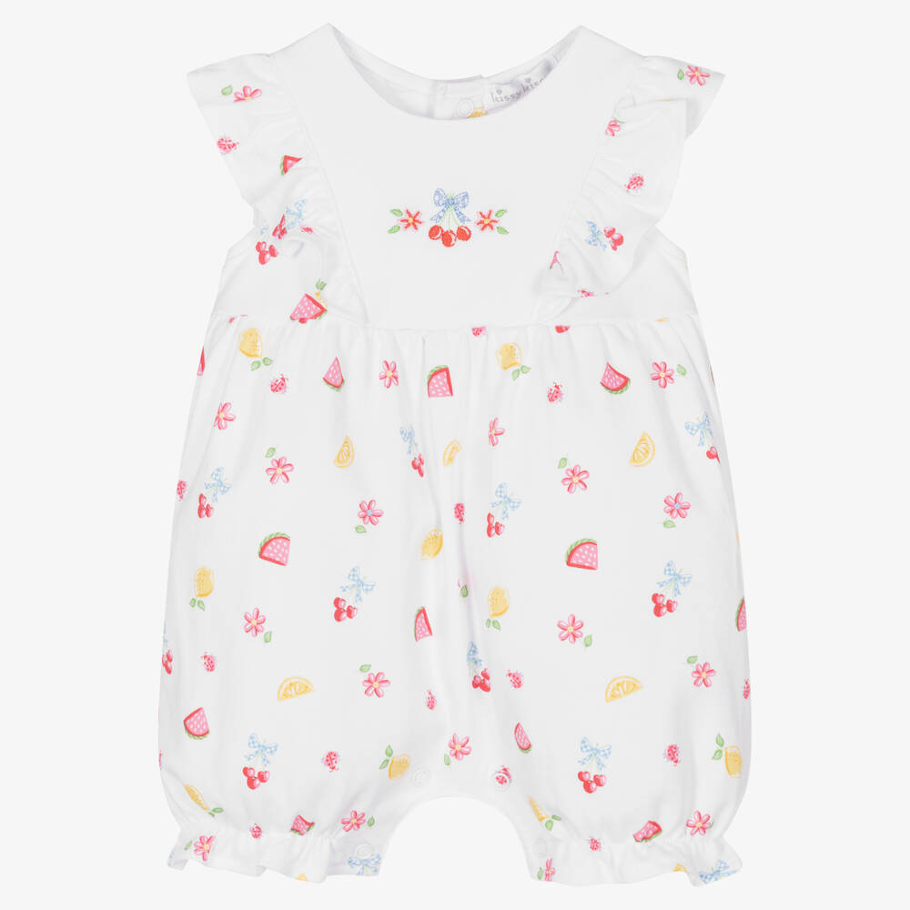 Kissy Kissy - Girls Pima Cotton Tropical Dreams Shortie | Childrensalon