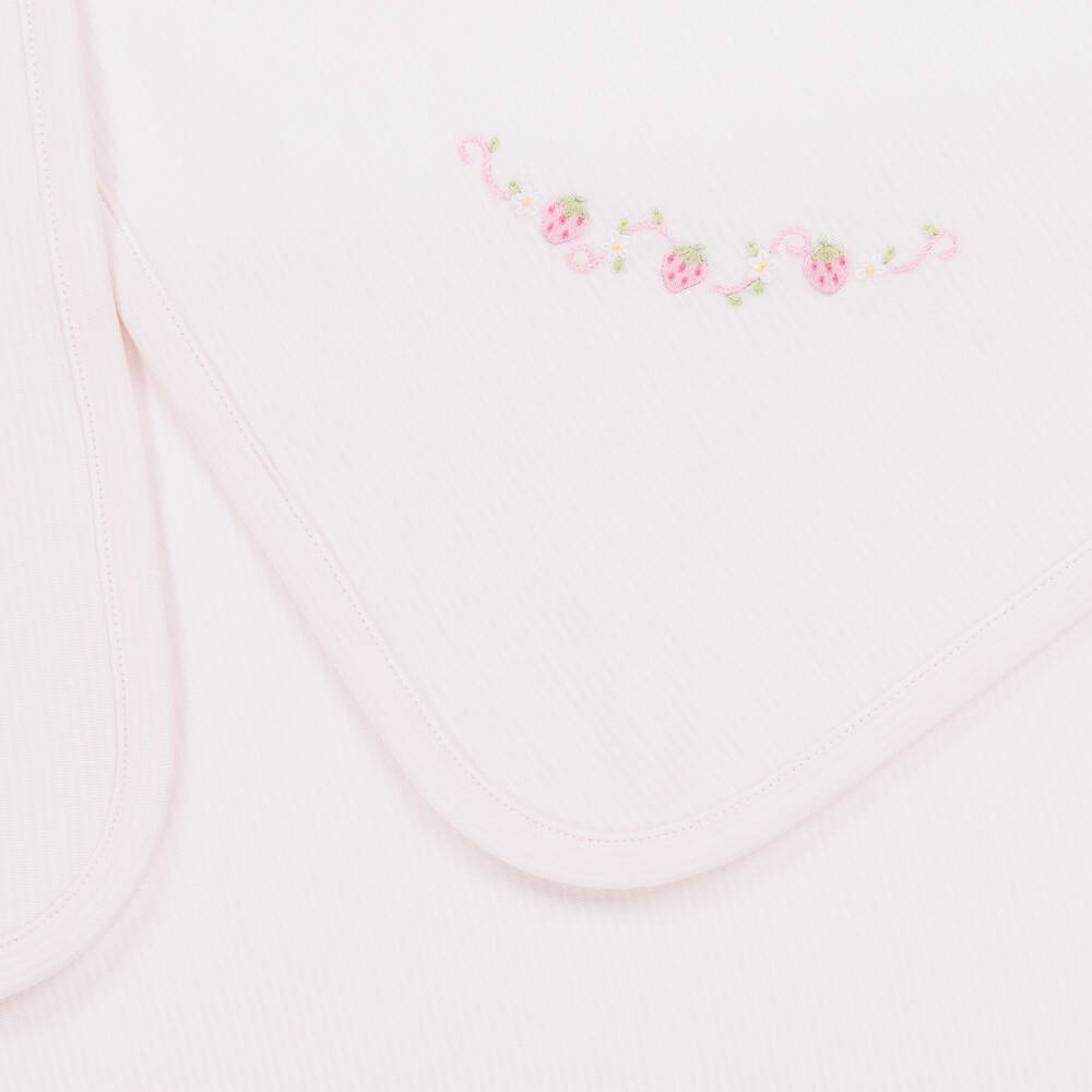 Kissy Kissy-Girls Pima Summer Medley Blanket (73cm) | Childrensalon Outlet