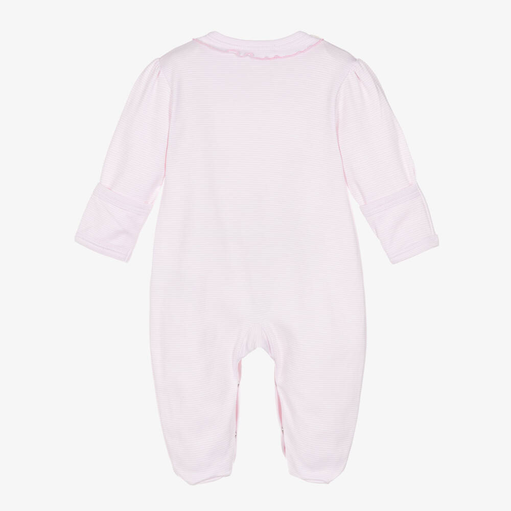 Kissy Kissy-Girls Pink Ballerina Pima Babygrow | Childrensalon Outlet