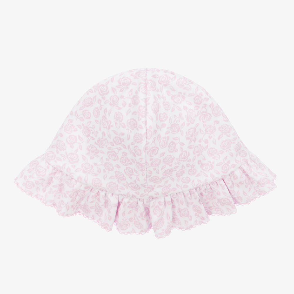Kissy Kissy-Girls Pink Blossom Pima Sun Hat | Childrensalon Outlet