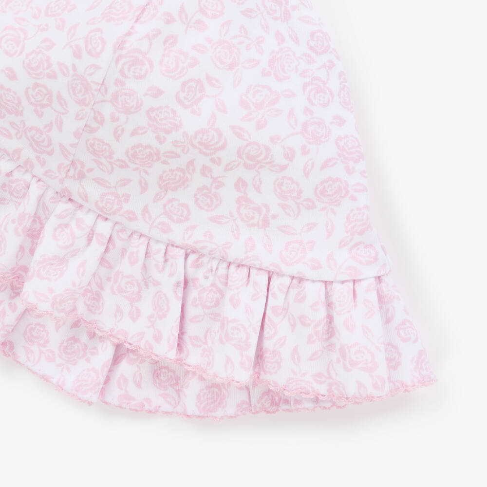 Kissy Kissy-Girls Pink Blossom Pima Sun Hat | Childrensalon Outlet