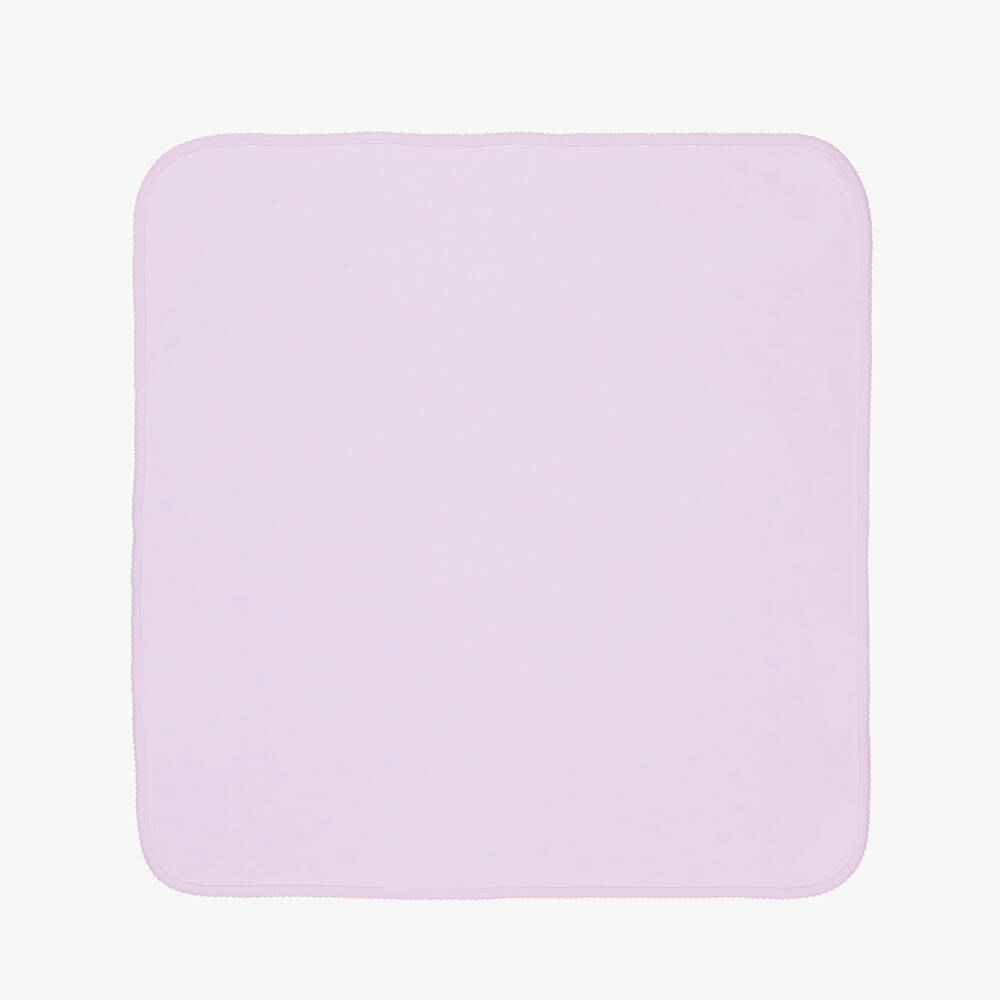 Kissy Kissy-Girls Pink Bow Pima Cotton Blanket | Childrensalon Outlet