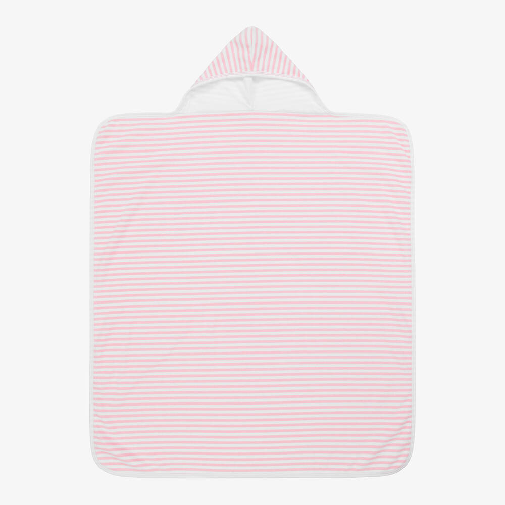 كيسي كيسي-منشفة Cabana Terry قطن مقلم لون زهري (80 سم) | Childrensalon Outlet