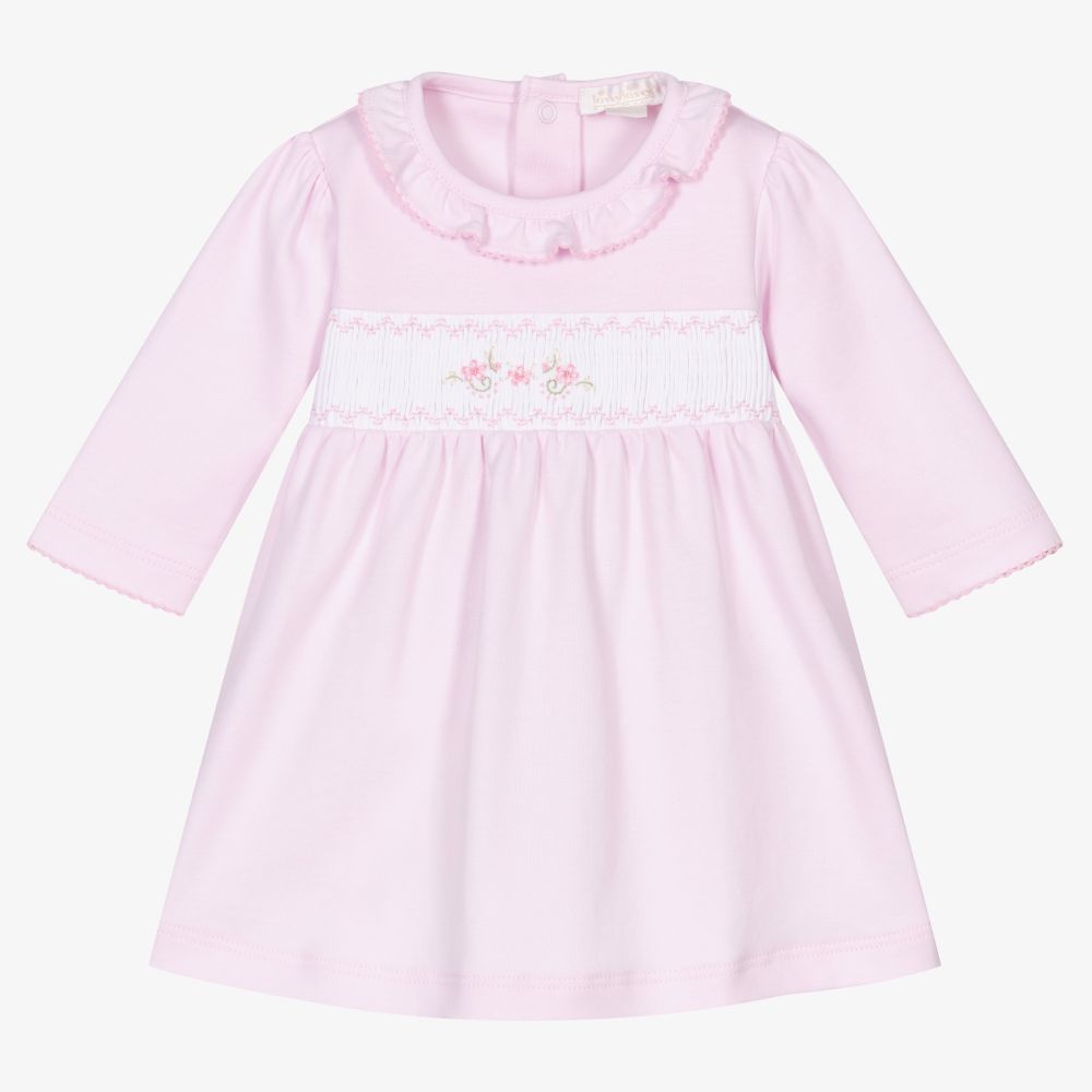 Kissy Kissy - Розовое платье с цветами и трусики из хлопка для девочек | Childrensalon