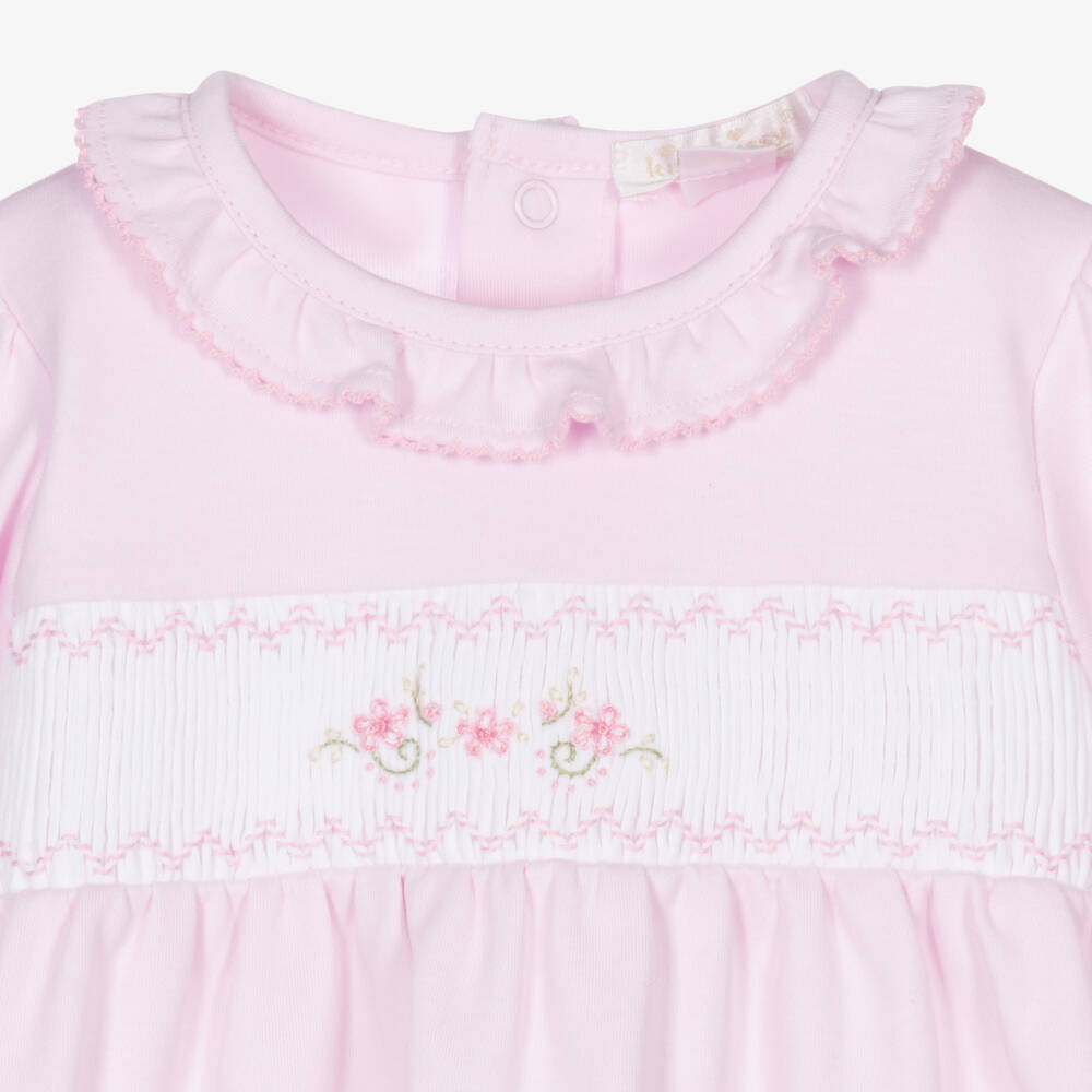 Kissy Kissy-Girls Pink Cotton Floral Dress Set | Childrensalon Outlet