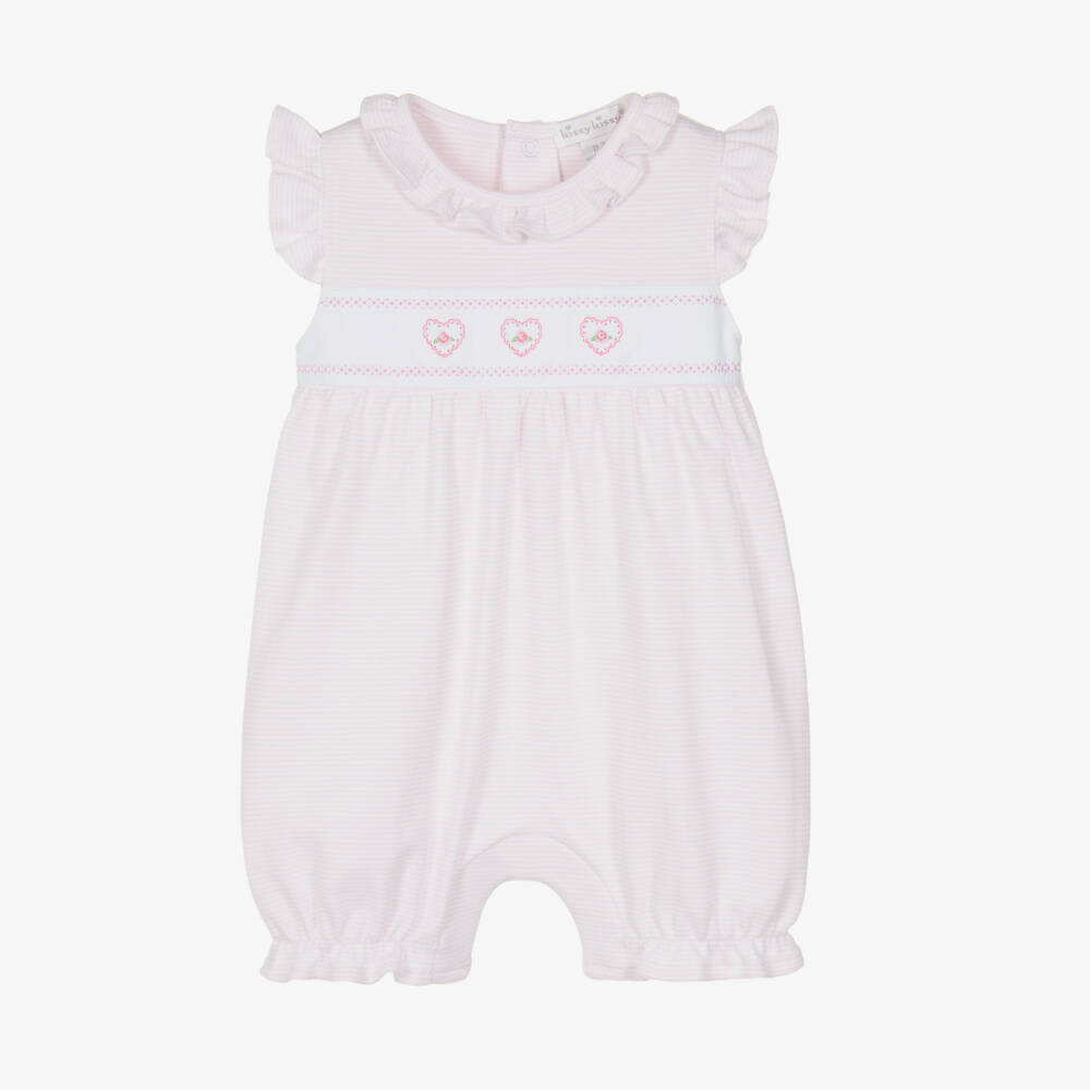 Kissy Kissy-Girls Pink Cotton Heart Shortie | Childrensalon Outlet