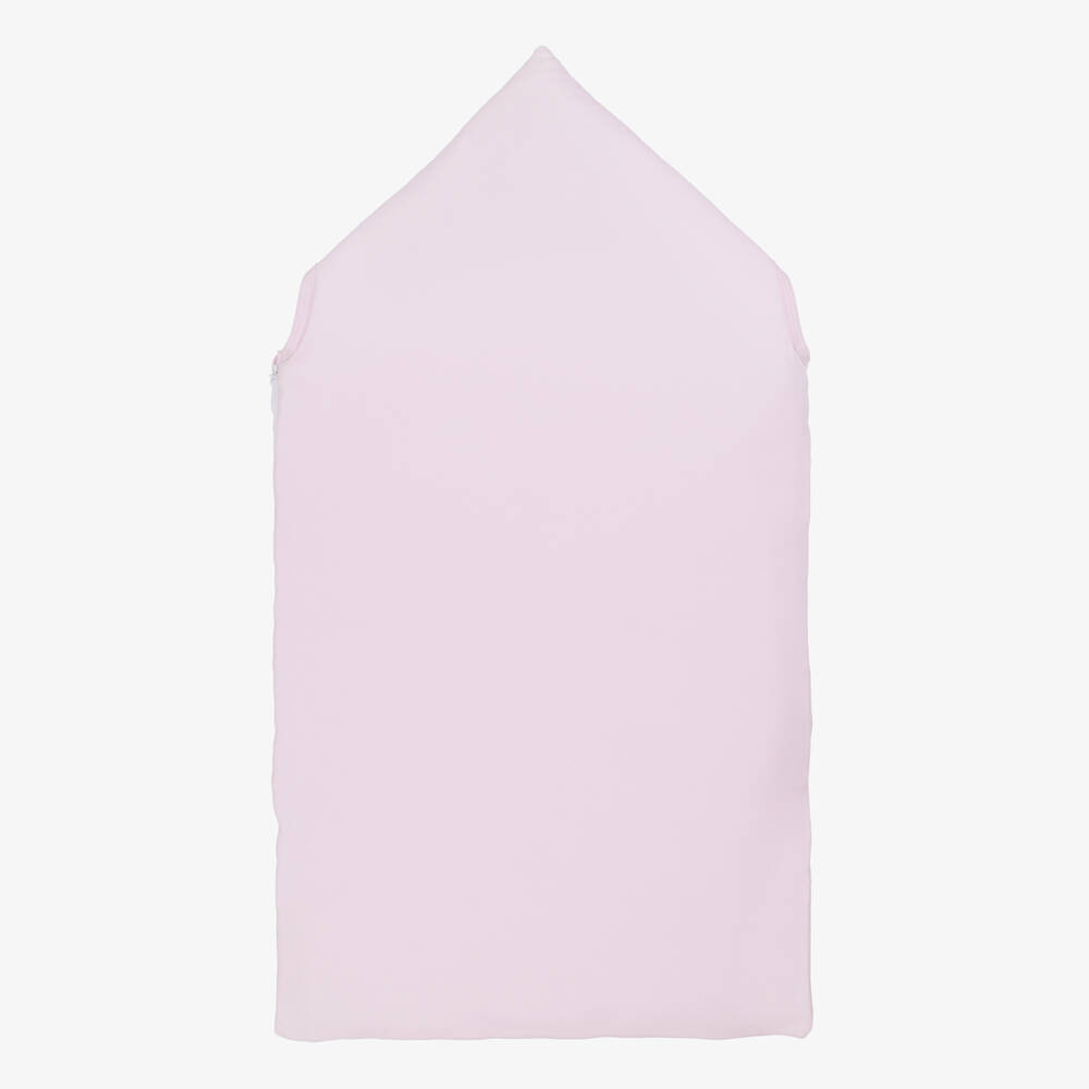 Kissy Kissy-عش وردي من القطن النقي للبنات مع حصان هزاز | Childrensalon Outlet