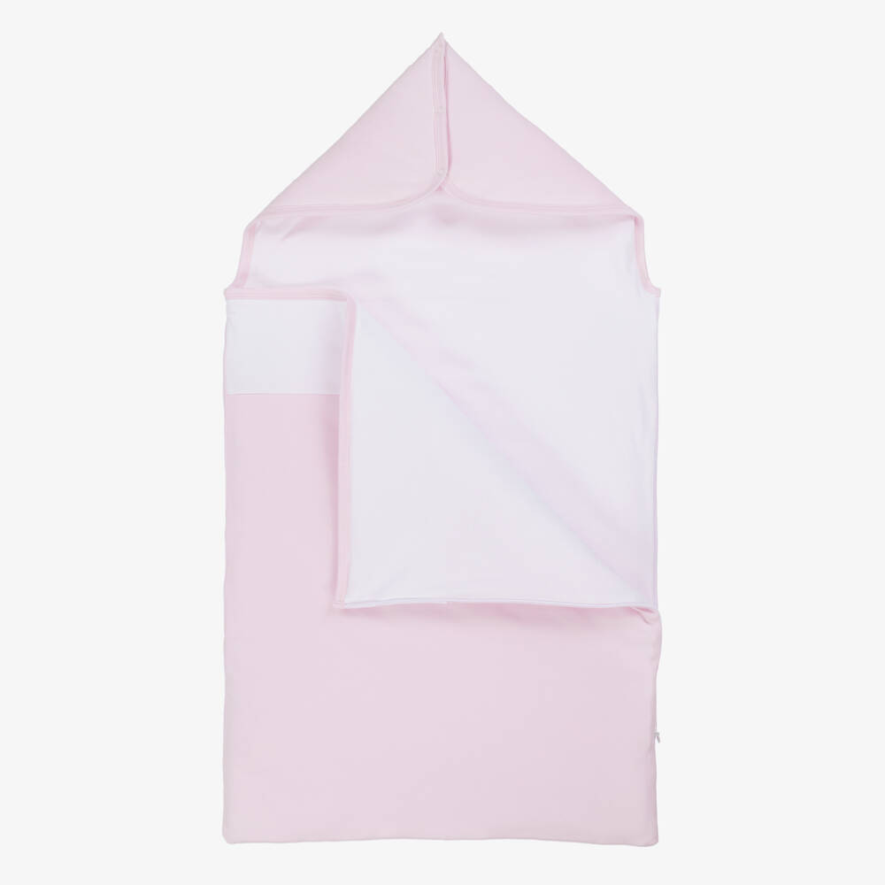 Kissy Kissy-عش وردي من القطن النقي للبنات مع حصان هزاز | Childrensalon Outlet