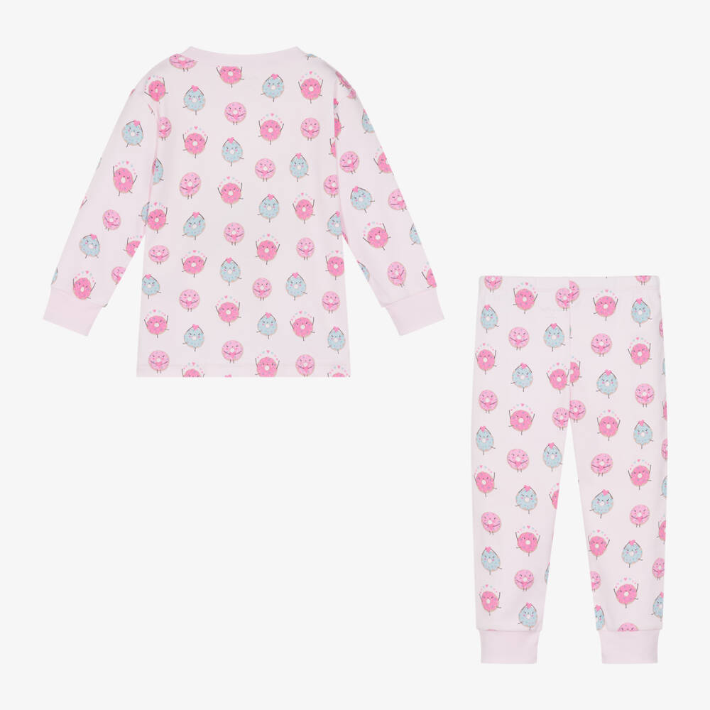 Kissy Kissy-Girls Pink Donut Cotton Pyjamas | Childrensalon Outlet