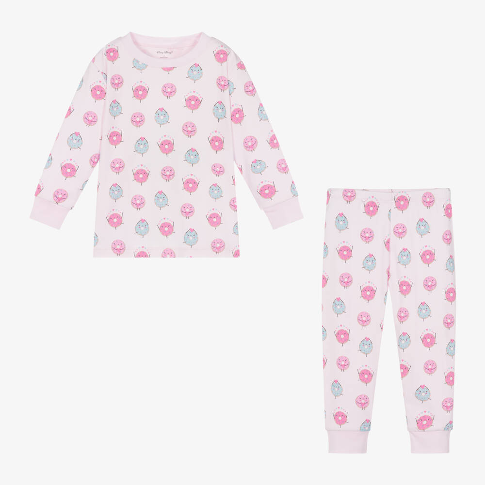Kissy Kissy-Girls Pink Donut Cotton Pyjamas | Childrensalon Outlet