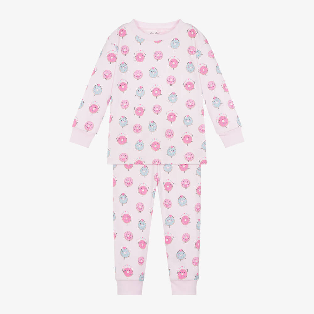 Kissy Kissy-Girls Pink Donut Cotton Pyjamas | Childrensalon Outlet