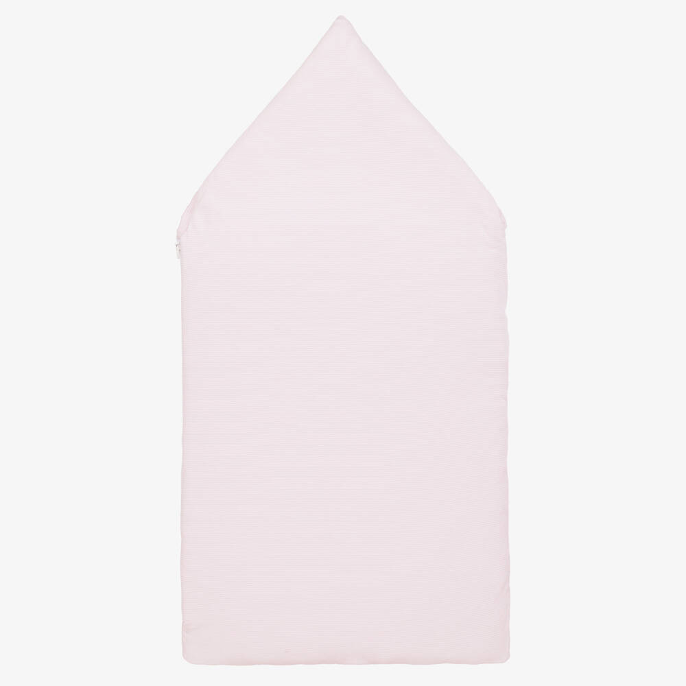 Kissy Kissy-Girls Pink Embroidered Cotton Nest | Childrensalon Outlet