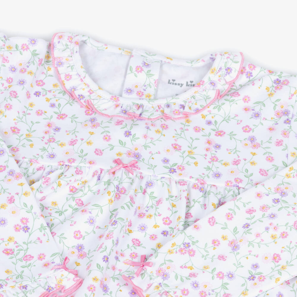 Kissy Kissy-Girls Pink Floral Cotton Sleepwear | Childrensalon Outlet