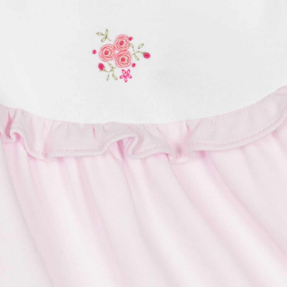 Kissy Kissy-Girls Pink Floral Embroidered Dress | Childrensalon Outlet