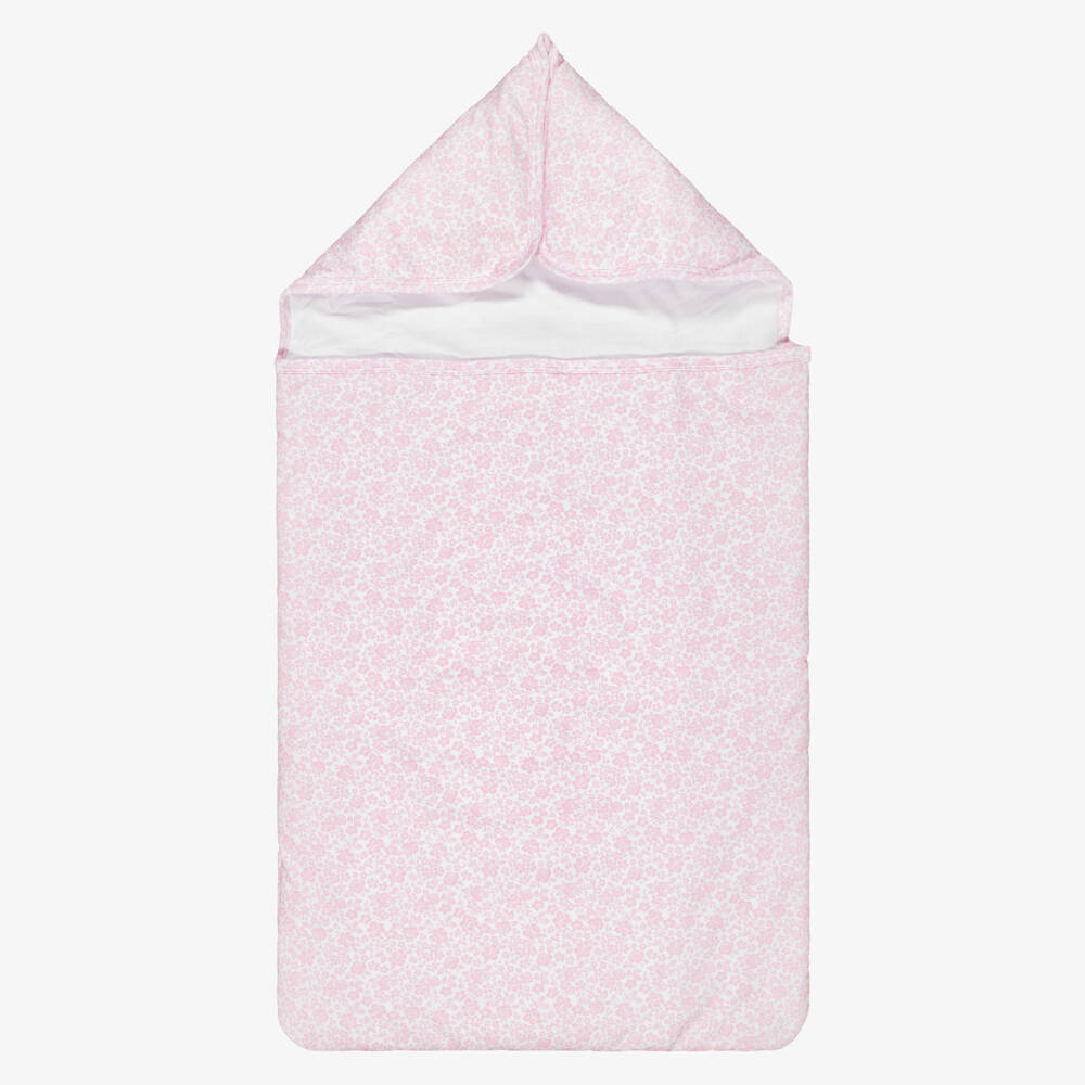Kissy Kissy-Girls Pink Floral Pima Cotton Country Gardens Nest | Childrensalon Outlet
