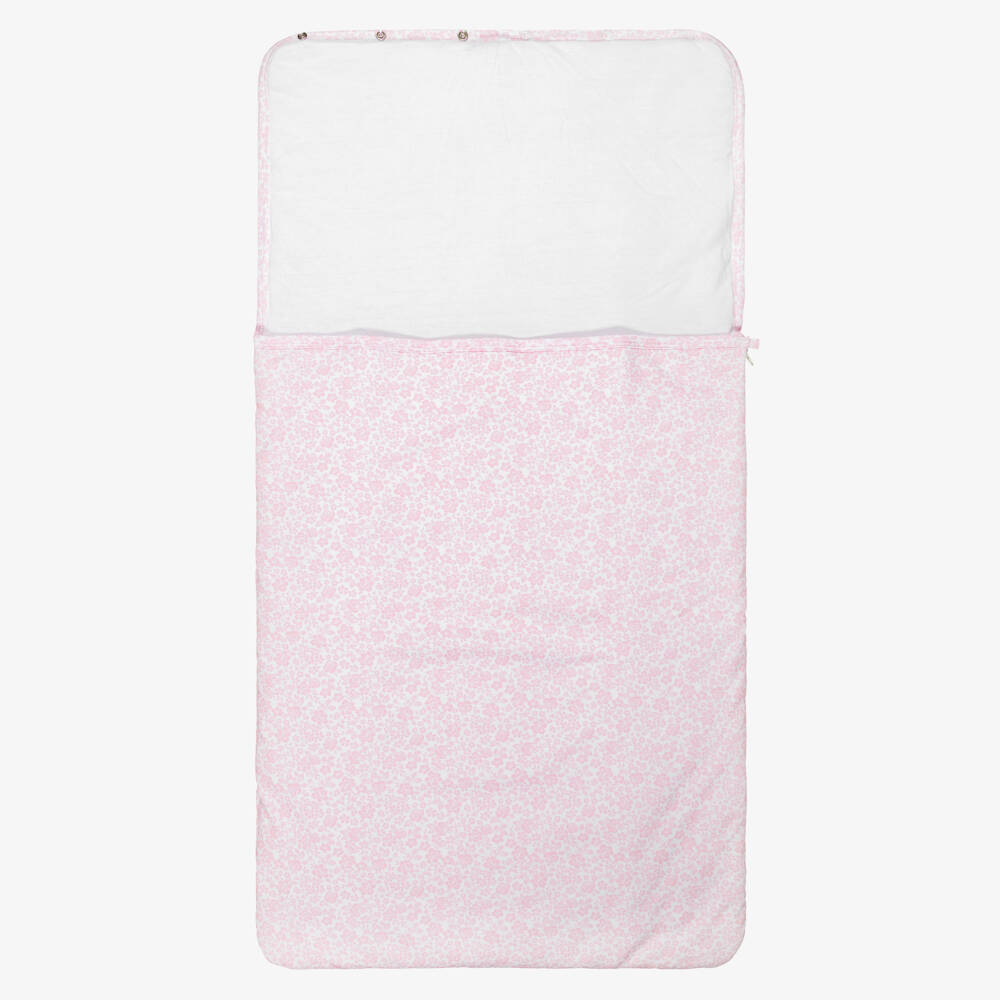 Kissy Kissy-Girls Pink Floral Pima Cotton Country Gardens Nest | Childrensalon Outlet