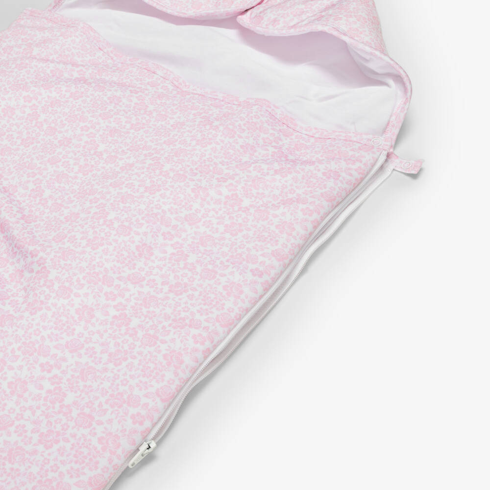 Kissy Kissy-Girls Pink Floral Pima Cotton Country Gardens Nest | Childrensalon Outlet