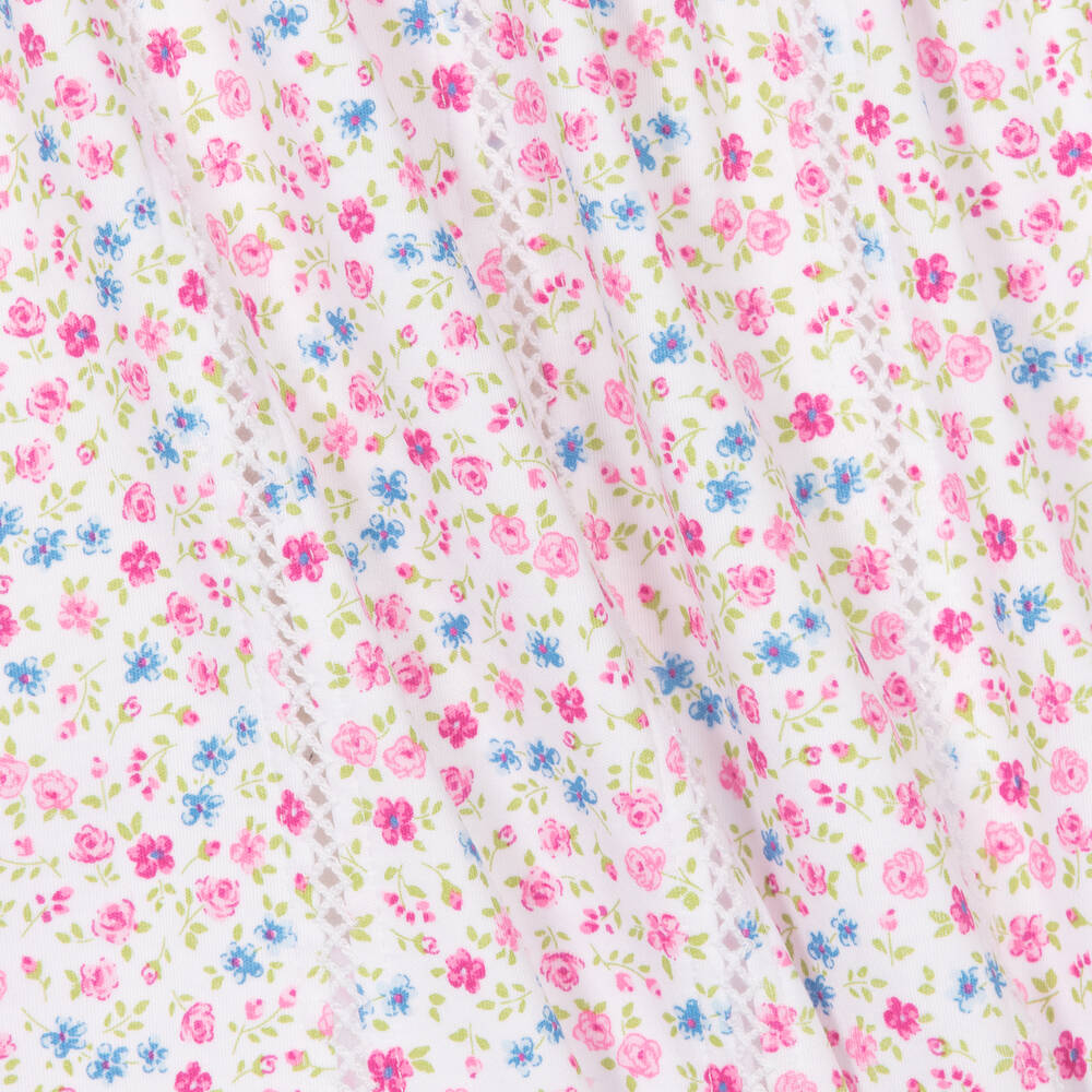 Kissy Kissy-Girls Pink Pima Cotton Floral Fantasy Dress | Childrensalon Outlet