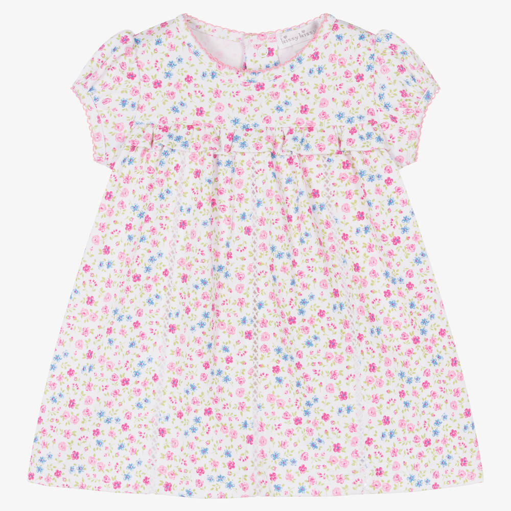 Kissy Kissy - Robe rose Pima Floral Fantasy fille | Childrensalon