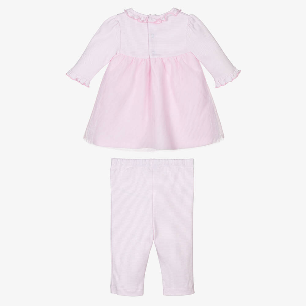 Kissy Kissy-Girls Pink Ruffle Dress Ensemble | Childrensalon Outlet