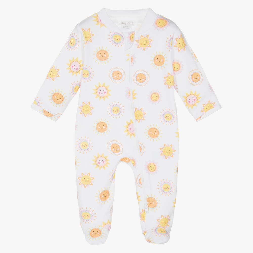 Kissy Kissy-Girls Radiant Sunbeam Cotton Romper | Childrensalon Outlet