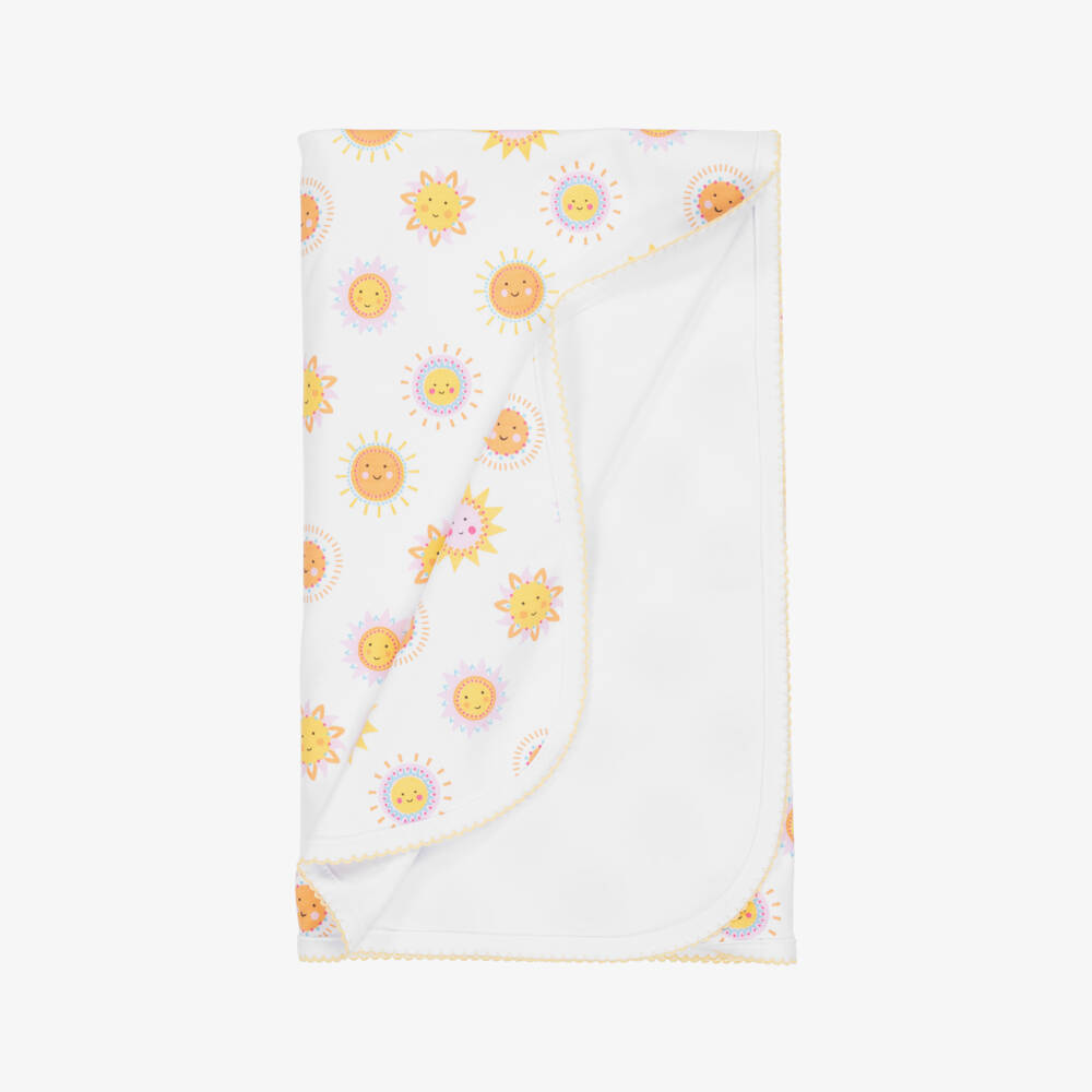 Kissy Kissy-Girls Radiant White Sunbeam Blanket | Childrensalon Outlet